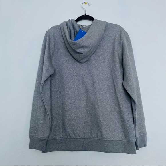 ADIDAS Light Heather Grey Pullover Hoodie Size Small - Picture 13 of 14